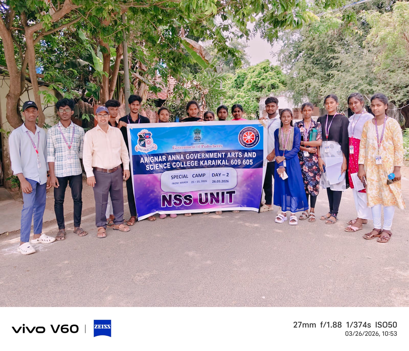 NSS Unit Group with Banner